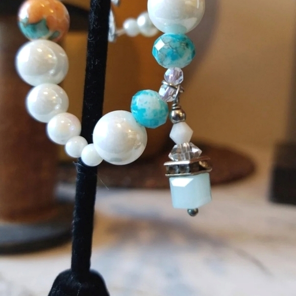 Swarovskis Jewelry Set Owlheart Inc repurposed vintage beads - Picture 3 of 12